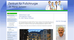 Desktop Screenshot of praxis-dr-schwarz.de