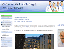 Tablet Screenshot of praxis-dr-schwarz.de